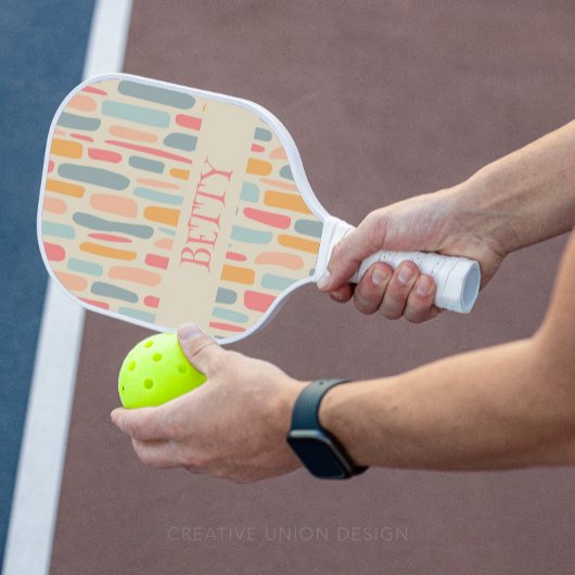 Modernes Kieselmuster aus dem Mittelalter Pickleball Schläger