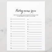 Modernes KinderBaby Name Race Baby Shooting Game (Vorderseite)