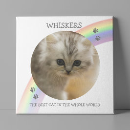 Modernes Kinderdenkmal Foto Haustier Fotoplatte