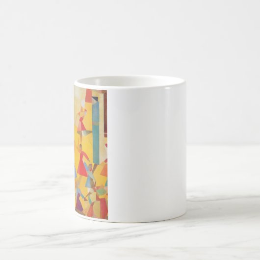 Modernes Kindertanzen 2 Kaffeetasse (Mittel)
