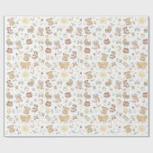 Modernes Kinderzimmer für Bohemische Babykleidung Geschenkpapier (Flach)