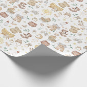 Modernes Kinderzimmer für Bohemische Babykleidung Geschenkpapier (Ecke)