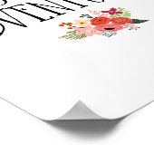 Modernes Kinderzimmer für junge Leute Poster (Ecke)