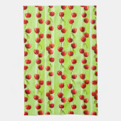 Modernes Kirschmuster Geschirrtuch (Vertikal)
