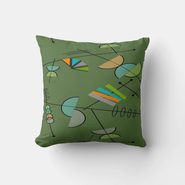 Modernes Kissengeometrisches Muster #9 aus dem Mit Kissen (Vorderseite)