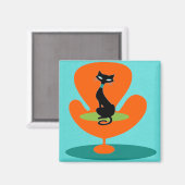 Modernes Kitty Magnet (Vorderseite/Rückseite)