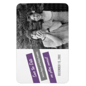 Modernes Klant speichert das Datumsfenster (Lila/g Magnet (Vertikal)