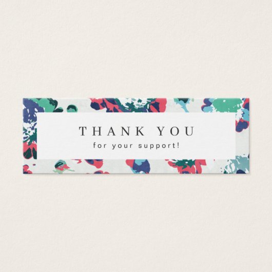 Modernes klassisches abstraktes Blumengeschäft (Vorderseite)