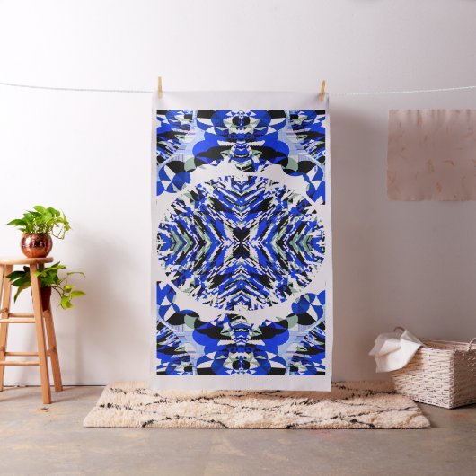 Modernes klassisches Blau...... Stoff (Beispiel)