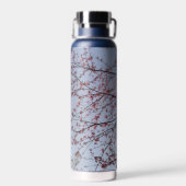 Modernes, klassisches Blumenmuster Trinkflasche (Rückseite)