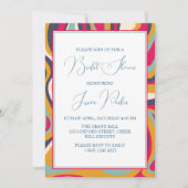 Modernes klassisches Brautparty aus Marmor Einladung (Vorderseite)