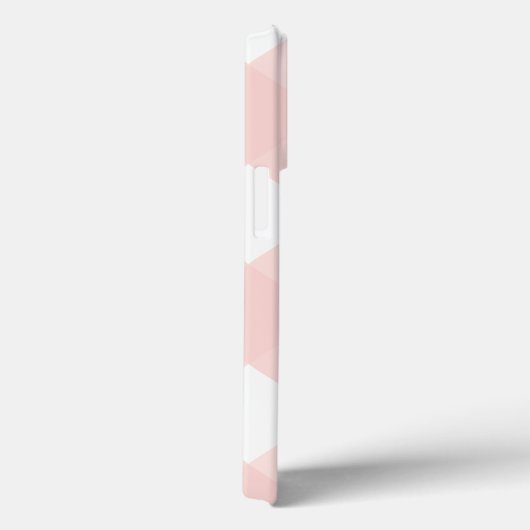 Modernes klassisches, einfaches, rosa Kariertes Mo Case-Mate iPhone Hülle (Rückseite / Rechts)