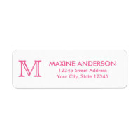 Modernes klassisches elegantes, dusty Hot Pink Mon