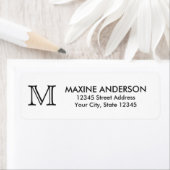 Modernes klassisches, elegantes Monogramm (Insitu)