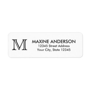 Modernes klassisches, elegantes Monogramm