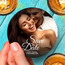 Modernes klassisches Foto Elegante Hochzeit Save t