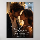 Modernes klassisches Foto für Hochzeiten Poster (Vorne)