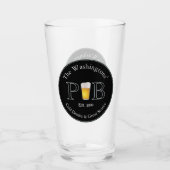 Modernes klassisches Pub Drinking Glass Pint Beer Glas (Vorderseite)