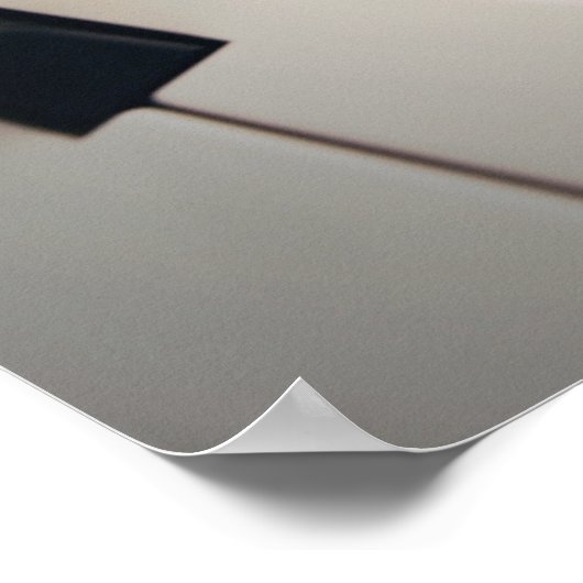 Modernes Klavierposter Poster (Ecke)