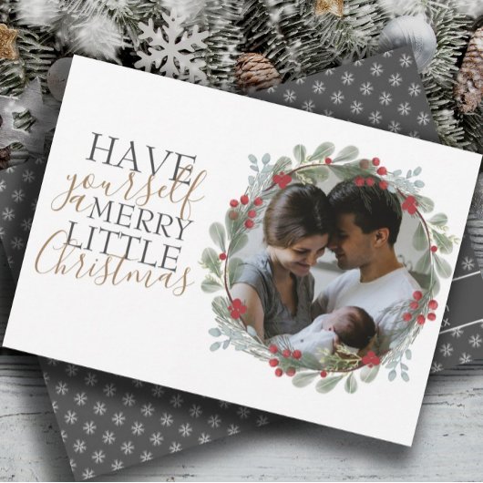 Modernes Kleider & Foto Frohe Weihnachten