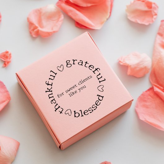 Modernes kleines Unternehmen Vielen Dank für Ihre Gummistempel