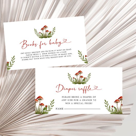 Modernes Kleiniges Mushroom Baby Duschdusche Winde Begleitkarte