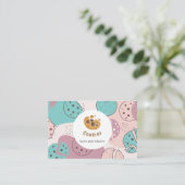 Modernes Kochgeschäft für Bäckerei oder Konditorei Visitenkarte (Stehend Vorderseite)