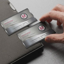 Modernes Konstruktionsmetall, Gerahmt, Monogramm,