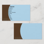 Modernes konzentrisches visitenkarte (Vorne/Hinten)