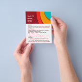 Modernes Konzept, Grafik-Designer-Werbung Flyer (Gruppe)