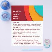 Modernes Konzept, Grafik-Designer-Werbung Flyer (Einzeln)