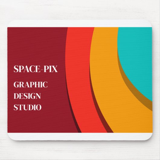 Modernes Konzept, Grafikdesigner Mousepad (Vorne)