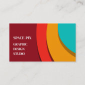 Modernes Konzept, Grafikdesigner Visitenkarte (Vorderseite)