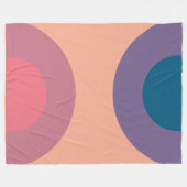 Modernes Korallenmeer aus dem Mittelalter Fleecedecke (Vorderseite (Horizontal))