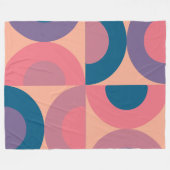 Modernes Korallenmeer aus dem Mittelalter Fleecedecke (Vorderseite (Horizontal))