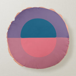 Modernes Korallenmeer aus dem Mittelalter Rundes Kissen