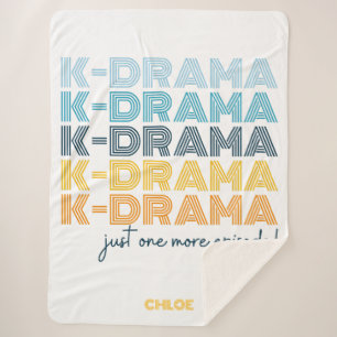 Modernes koreanisches Drama sieht Blanket Große Sh Sherpadecke