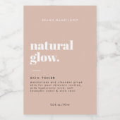 Modernes Kosmetisches Flaschenetiklabel Lebensmitteletikett (Einzelnes Label)