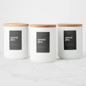 Modernes Kosmetisches Flaschenetiklabel Lebensmitteletikett (Flaschen)