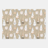 Modernes Kraft-Neutral-Gnome-Muster Geschenkpapier Set (Vorderseite 3)