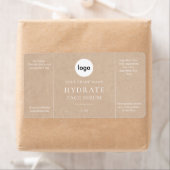 Modernes Kraftpapier mit Minimalistischer Gesichts (Insitu)