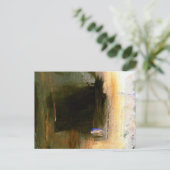 Modernes kreatives Abstrakt Postkarte (Stehend Vorderseite)