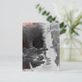 Modernes kreatives Abstrakt Postkarte (Stehend Vorderseite)