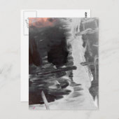 Modernes kreatives Abstrakt Postkarte (Vorne/Hinten)