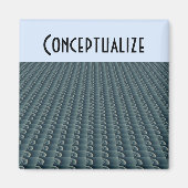 Modernes kreatives Denken - Konzeption Magnet (Vorne)