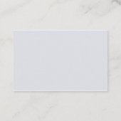 Modernes kreatives Design Grau Schlicht Trendy Visitenkarte (Rückseite)