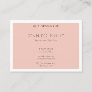 Modernes, kreatives, einfaches Design Trendvorlage Visitenkarte