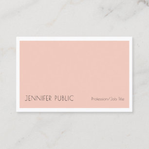 Modernes, kreatives, einfaches Design Trendvorlage Visitenkarte