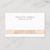 Modernes kreatives Elegantes Berufliches, einfache Visitenkarte (Vorderseite)