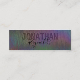 Modernes kreatives Holografisches Metall - Visiten Mini Visitenkarte